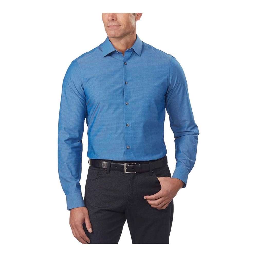Men's Long Sleeve Button Down Solid Shirt